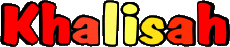 Nombre FEMENINO - Magreb Musulmán K Khalisah 