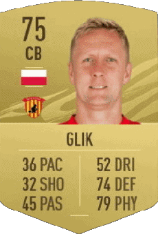 Multimedia Videospiele F I F A - Karten Spieler Polen Kamil Glik 