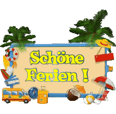 Messagi Tedesco Schöne Ferien Sfondo trasparente 06 