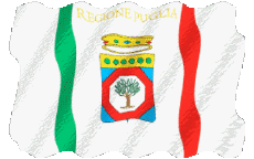 Bandiere Europa Italia Puglia Sventola 