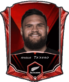 Sports Rugby - Players New Zealand Angus Ta'avao 