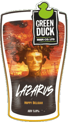 Lazarus-Getränke Bier UK Green Duck Lazarus