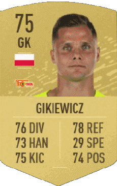 Multimedia Videogiochi F I F A - Giocatori carte Polonia Rafal Gikiewicz 