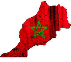 Bandiere Africa Marocco Carta Geografica 