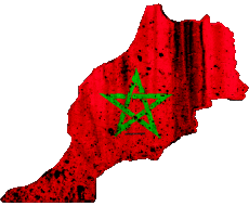 Flags Africa Morocco Map 