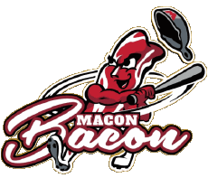 Sports Baseball U.S.A - CPL - Coastal Plain League Macon Bacon 