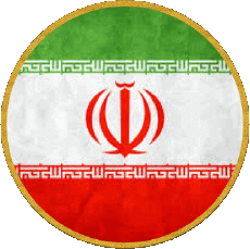 Fahnen Asien Iran Runde 