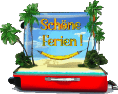 Messages Allemand Schöne Ferien Fond Transparent 19 