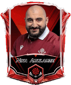 Sports Rugby - Joueurs Géorgie Equipe 2025 Nika Abuladze 
