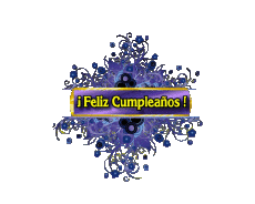 Mensajes Español Feliz Cumpleaños Floral Fondo transparente 009 