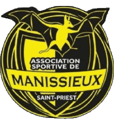 Sports FootBall Club France Logo Auvergne - Rhône Alpes 69 - Rhone AS MANISSIEUX St Priest 