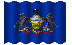 Bandiere America U.S.A - Stati Pennsylvania Sventola 