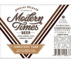 Monsters' park-Drinks Beers USA Modern Times 
