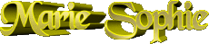Vorname WEIBLICH - Frankreich M Zusammengesetzter Marie Sophie 
