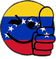 Flags America Venezuela Smiley - OK 