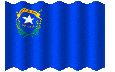 Banderas América U.S.A - Estados Nevada Ondulación 