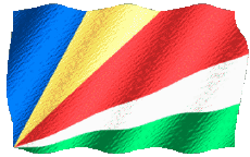Banderas África Seychelles Ondulación 
