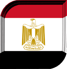 Drapeaux Afrique Egypte Carré 