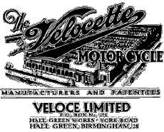 Transport MOTORRÄDER Velocette Logo 