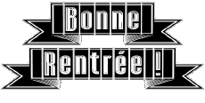 Messages French Bonne Rentrée Transparent Background 02 
