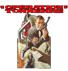 Multimedia Películas Internacional James Bond 007 Operación trueno Logotipo Francés 