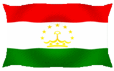 Fahnen Asien Tadschikistan Welligkeit 