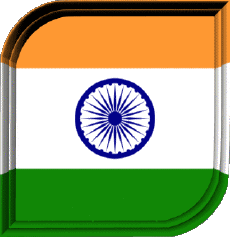 Banderas Asia India Plaza 