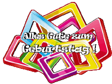 Mensajes Alemán Alles Gute zum Geburtstag Zusammenfassung - geometrisch Fondo transparente 017 