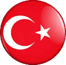 Flags Asia Turkey Round 