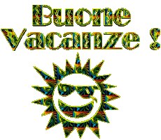 Nachrichten Italienisch Buone Vacanze Transparenter Hintergrund 04 