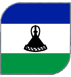 Banderas África Lesoto Plaza 