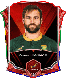 Sports Rugby - Joueurs Afrique du Sud Cobus Reinach- 