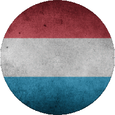 Drapeaux Europe Luxembourg Rond 
