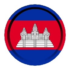 Banderas Asia Camboya Ronda - Anillos 