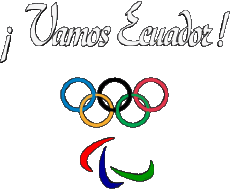 Mensajes Español Vamos Ecuador Juegos Olímpicos 