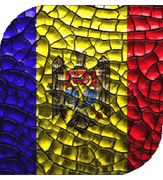 Bandiere Europa Moldova Quadrato 
