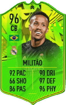 Multi Média Jeux Vidéo F I F A - Joueurs Cartes Brésil Eder Gabriel Militão 