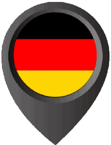 Drapeaux Europe Allemagne Epingle de Localisation 