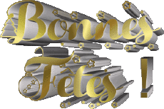 Messages Français Bonnes Fêtes (Noël) Serie 04 