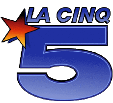 1986 - 1987-Multimedia Canales - TV Francia La Cinq Logo 1986 - 1987