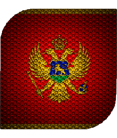 Bandiere Europa Montenegro Quadrato 