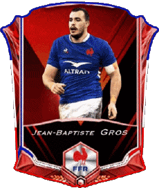 Sports Rugby - Joueurs France Jean-Baptiste Gros 