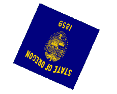 Drapeaux Amériques U.S.A - Etats Oregon Sphere - Cube 