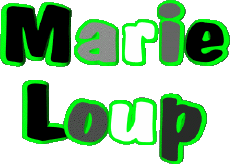 Vorname WEIBLICH - Frankreich M Zusammengesetzter Marie Loup 