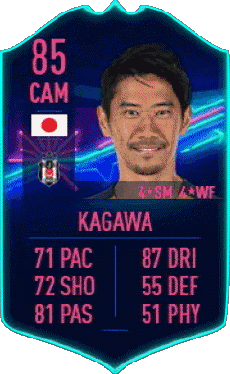 Multi Media Video Games F I F A - Card Players Japan Shinji Kagawa 