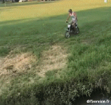 Humor -  Fun Transport Motorräder Cross Gamelles Fail 