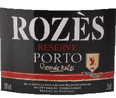 Reserve-Boissons Porto Rozès 