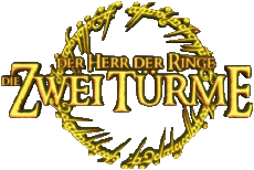 Multimedia Películas Internacional El Señor de los Anillos Las Do Torres Logotipo Alemán 