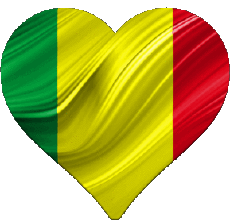 Flags Africa Mali Heart 
