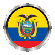 Banderas América Ecuador Ronda - Anillos 